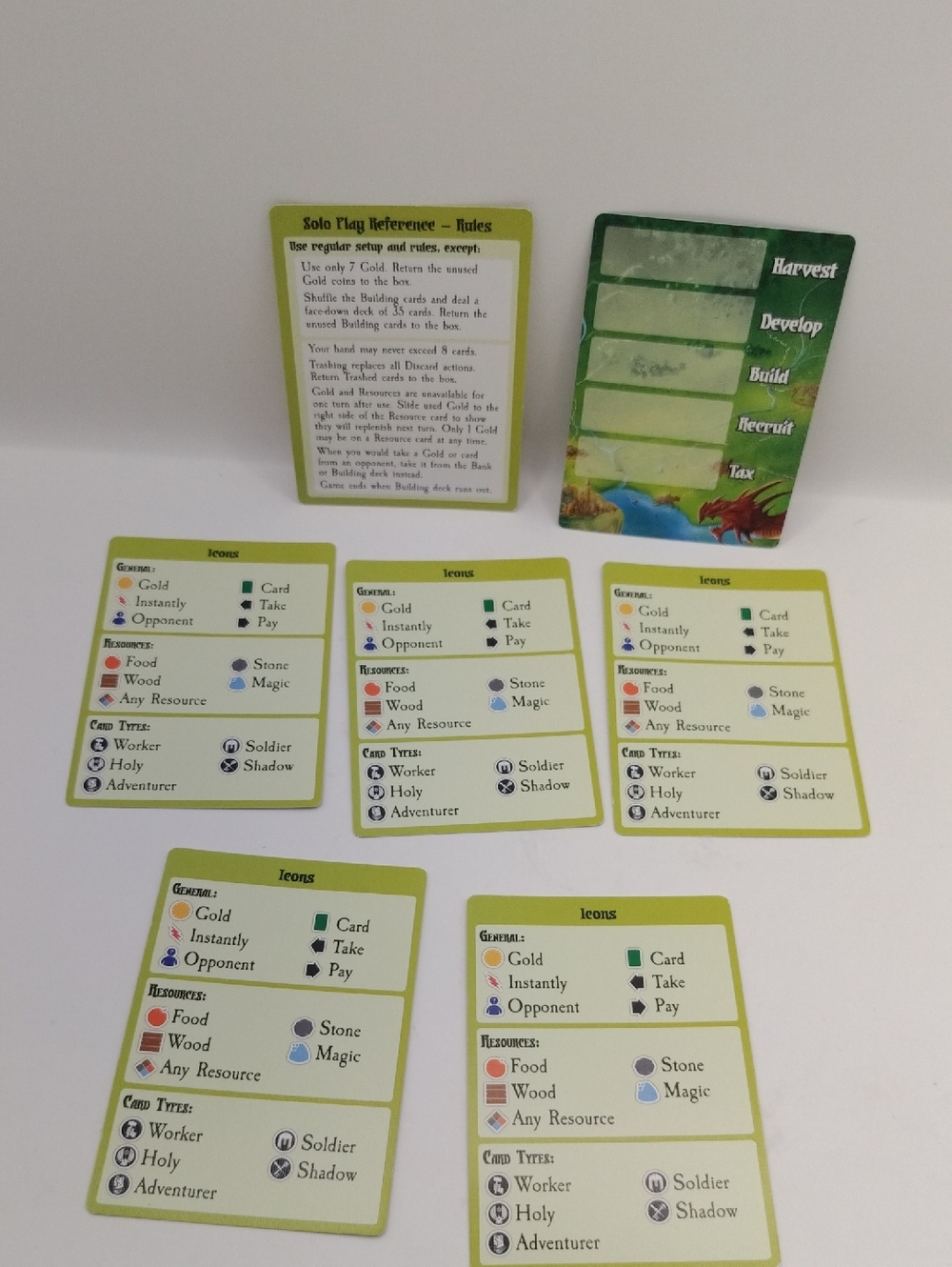 Villages of Valeria Deck Building Fantasy Card Game 1st Edition 2016 RARE - Picture 7 of 16